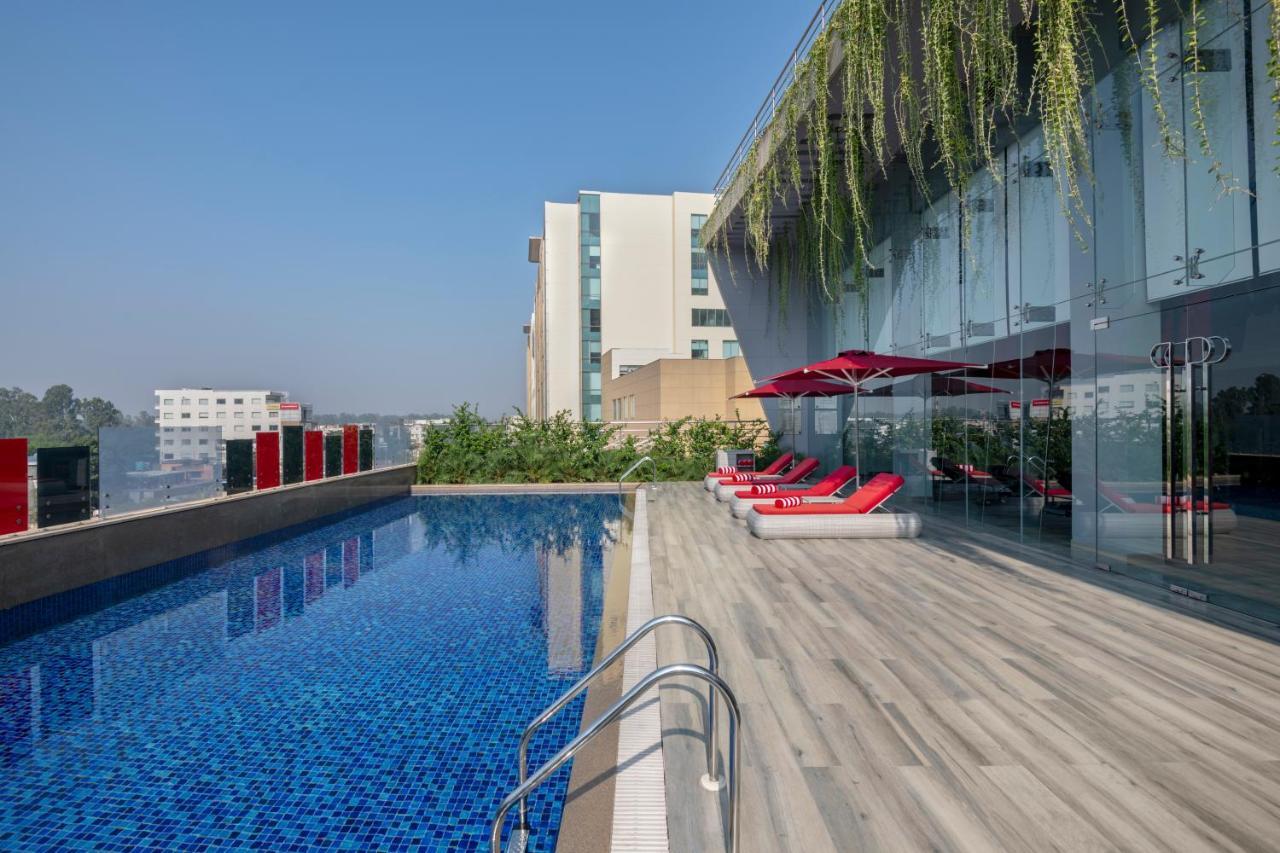 Radisson Red Chandigarh Mohali Exterior photo The pool at the hotel